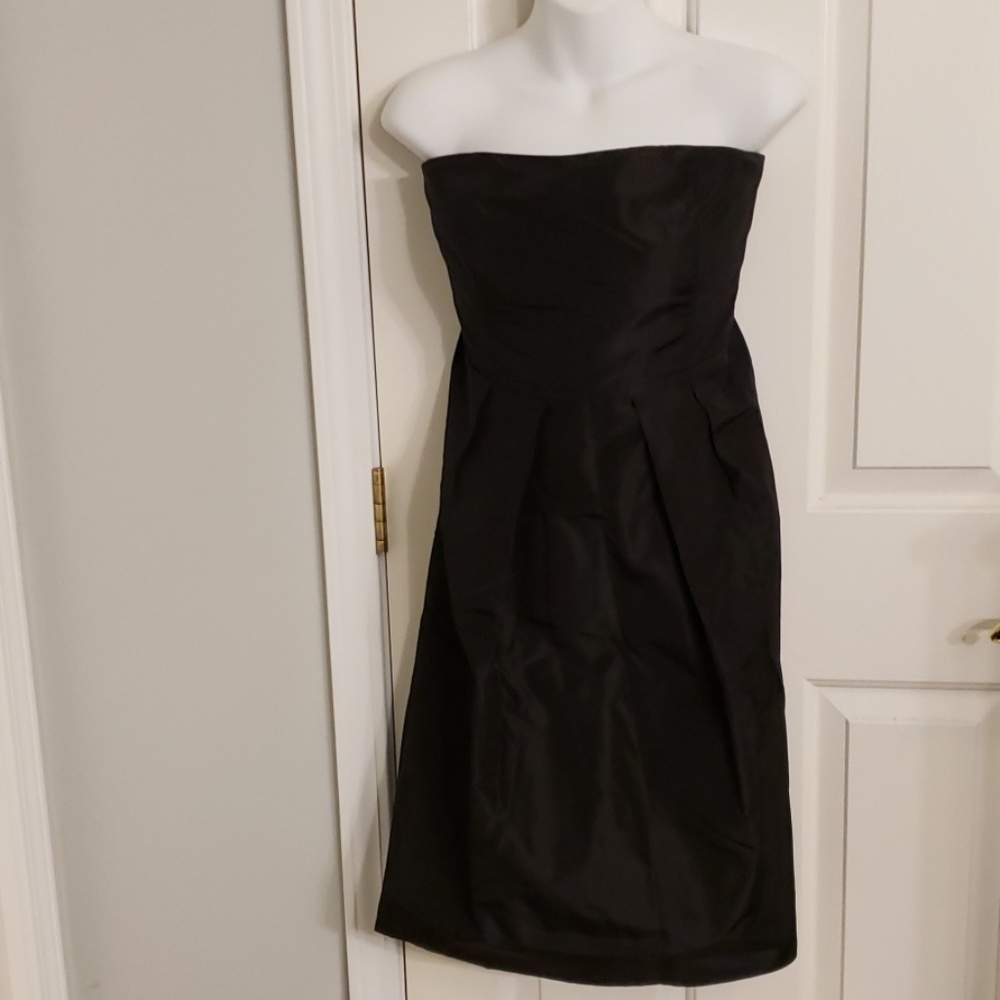 J. Crew Silk Strapless Dress